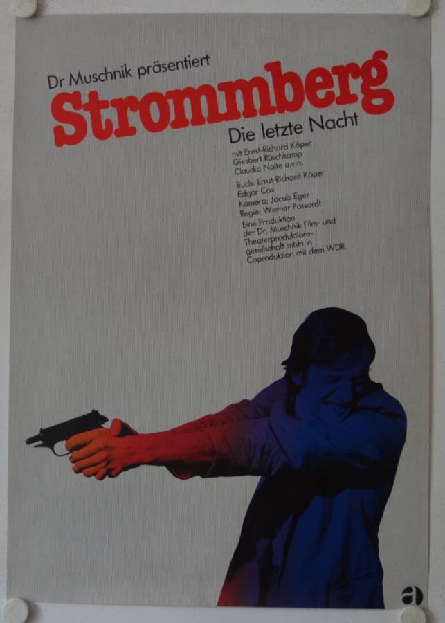 Strommberg - Die letzte Nacht originales deutsches Filmplakat